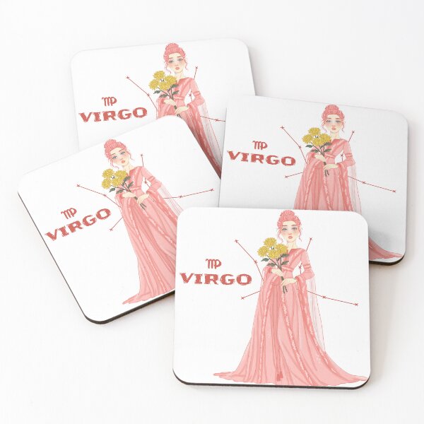 Item preview, Virgo Girl Minimal Earthy Cosmic Art designed and sold by Iqrapixels.