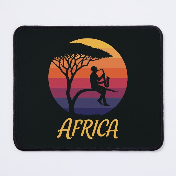 Item preview, Soulful Sax Player | Africa Retro Sunset designed and sold by MammothArt.