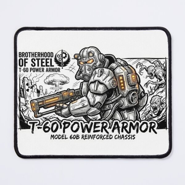Item preview, T-60 power armour designed and sold by Saiyan Supply Co..