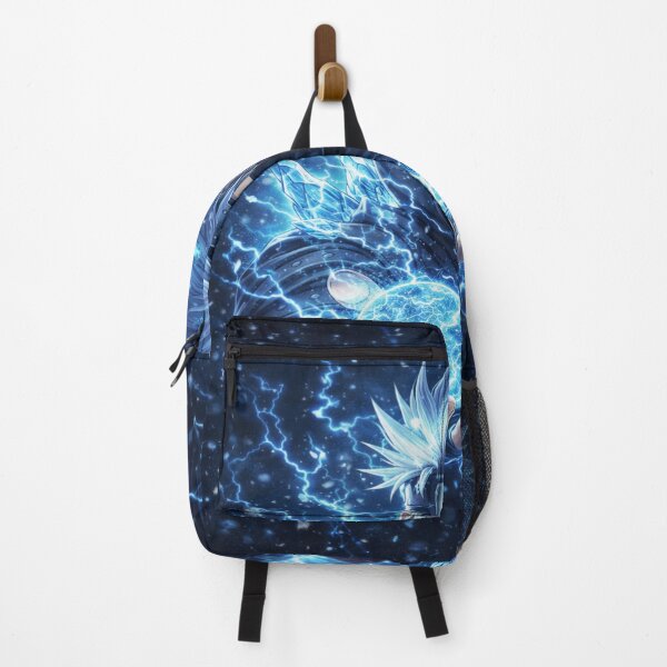 Item preview, Ice Lightning Ninja Anime Sticker ❄️⚡ | Frost Power Warrior Hoodie Design | Cool Blue Anime Aesthetic designed and sold by SSVSTICKERS.