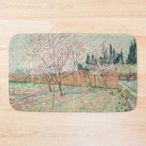 Item preview, Verger Avec Cypres by Vincent van Gogh: Luminous Spring Orchard Poster designed and sold by artofuniverse.
