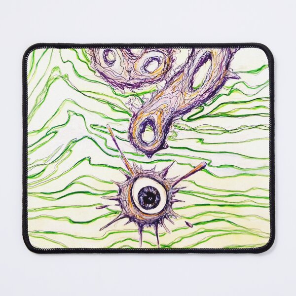 Item preview, The Infinite Question – Abstract Organic Eye & Neon Bio-Surrealism designed and sold by Odd shloox.