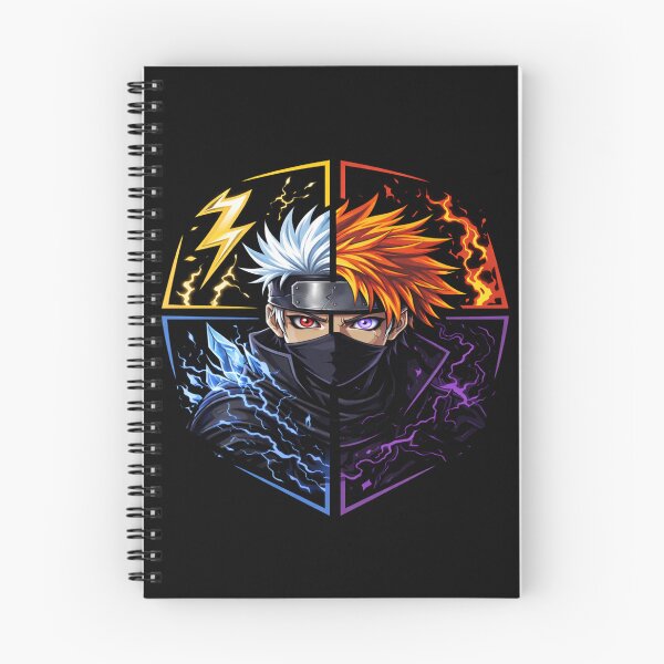 Item preview, Elemental Ninja Anime Logo ⚡?❄️? | Minimal Anime Hoodie Design | 4 Power Fusion Aesthetic designed and sold by SSVSTICKERS.