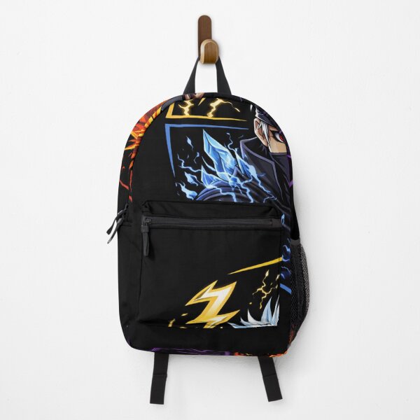 Item preview, Elemental Ninja Anime Logo ⚡?❄️? | Minimal Anime Hoodie Design | 4 Power Fusion Aesthetic designed and sold by SSVSTICKERS.