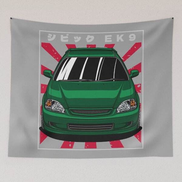 Item preview, Civic Type R EK9 (Clover Green Pearl) designed and sold by JioojiProject.