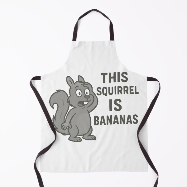 Item preview, This Squirrel Is Bananas Funny Cartoon Animal Design. designed and sold by The-T-In-Retro.