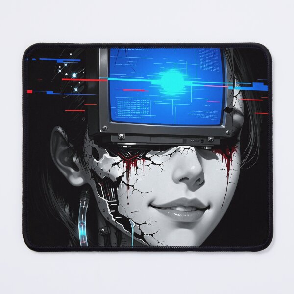 Item preview, Behind the Screen: Fractured Cybernetic Identity designed and sold by Insomnia Art Designs.