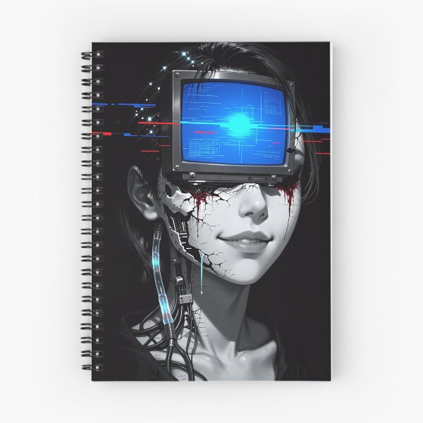 Item preview, Behind the Screen: Fractured Cybernetic Identity designed and sold by Insomnia Art Designs.