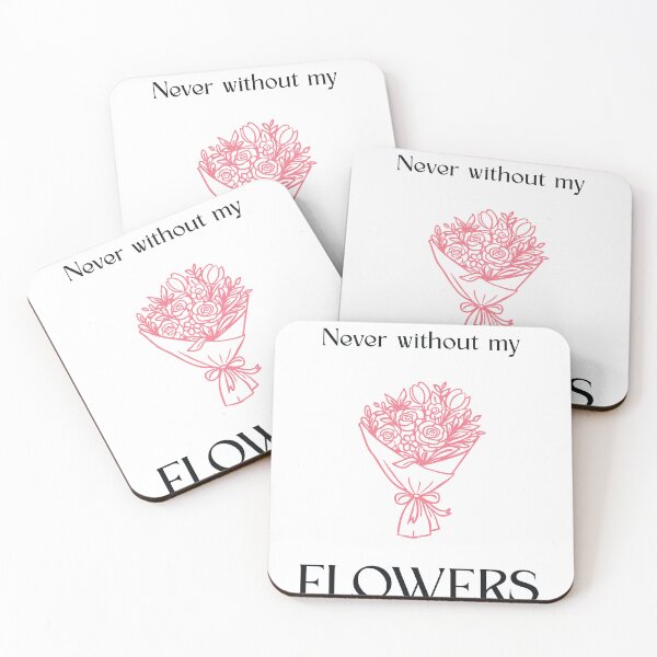 Item preview, Never Without My Flowers — Minimalist Floral Wall Art Print designed and sold by MoodsOfMine.