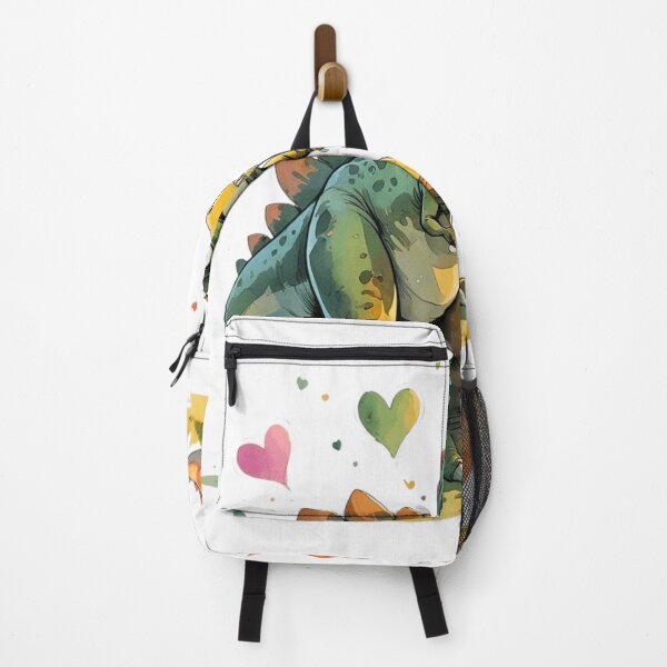 Item preview, Cute MamaSaurus T-Rex Dinosaur Mom and Baby with Hearts Watercolor designed and sold by AQUILAKREO.