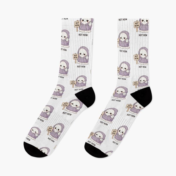 Item preview, Not Now Ghost | Cute Kawaii Aesthetic | Introvert Boundaries Design designed and sold by The Mood Index.
