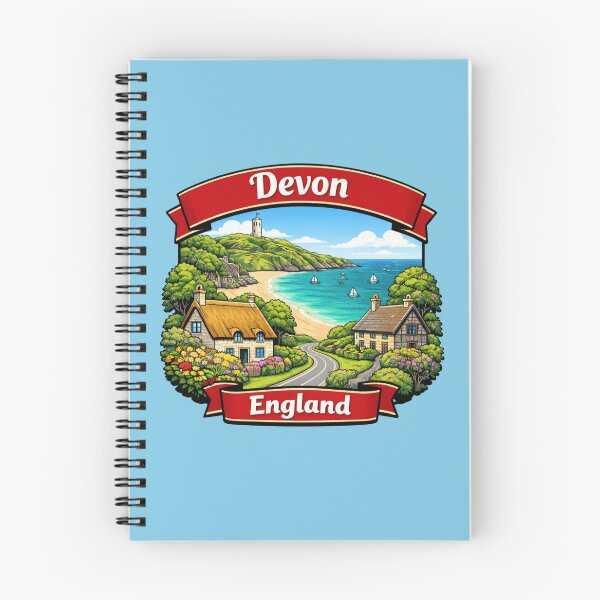 Item preview, Devon, England - Seaside Village designed and sold by Myra365Art.