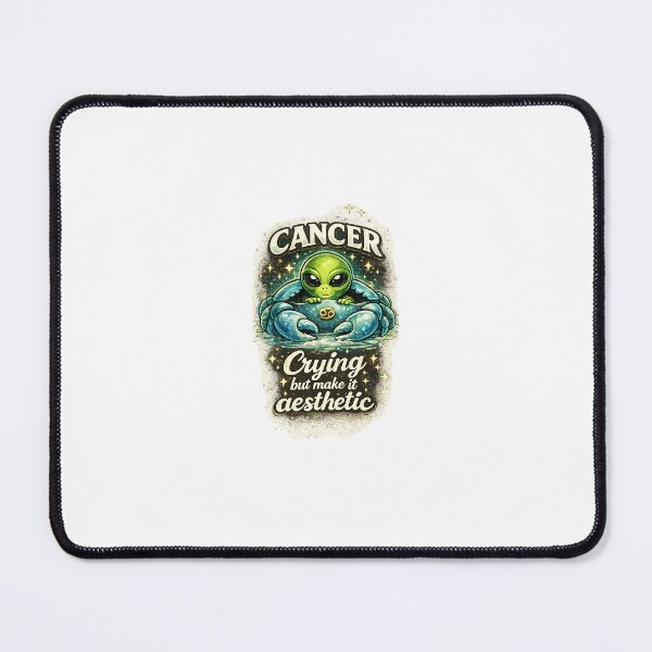 Item preview, Cancer Zodiac Sign Alien Phone Case – Aesthetic Astrology Crab Meme Design designed and sold by Claudia Yvette.