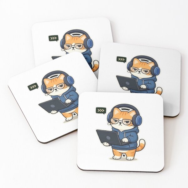 Item preview, Tech Support Cat - Gamer & Programmer Tabby designed and sold by anandariki.