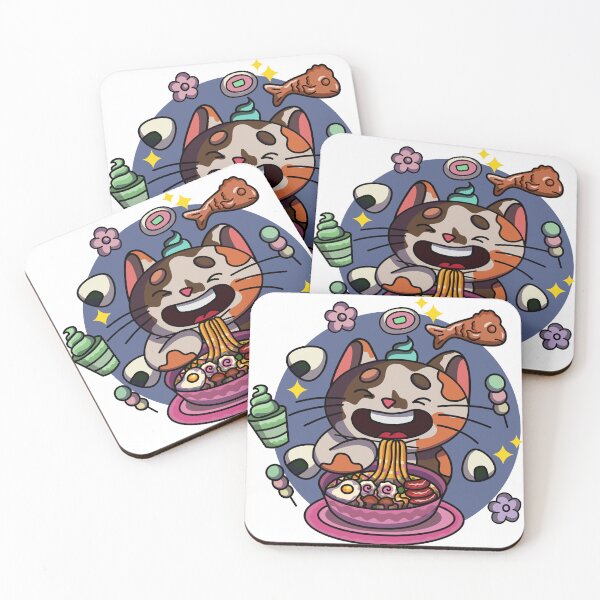 Item preview, Food ramen cat designed and sold by Jonartdeco.