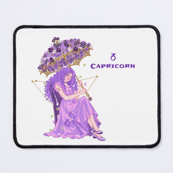 Item preview, Capricorn Girl Luxury Boss Cosmic Art designed and sold by Iqrapixels.