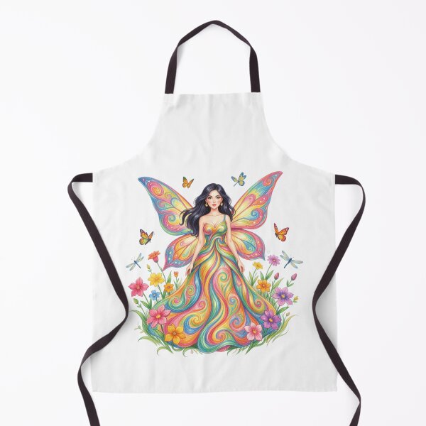 Item preview, A Fairy in a Swirly Colourful Dress designed and sold by Soulstar Designs.