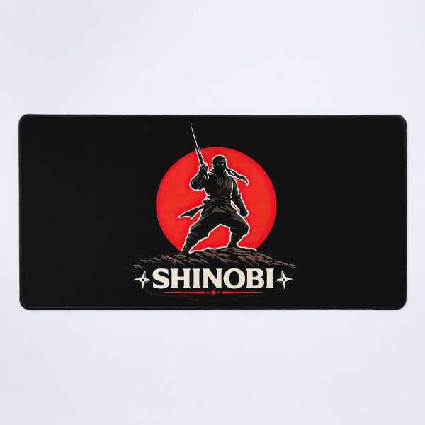 Item preview, Shinobi Ninja Minimalist Warrior Art designed and sold by Retr0Tshirts.
