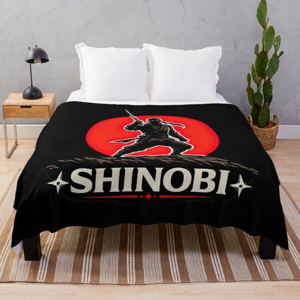 Item preview, Shinobi Ninja Minimalist Warrior Art designed and sold by Retr0Tshirts.