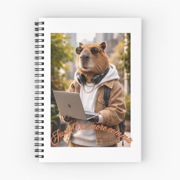 Item preview, Tech capybara lifestyle designed and sold by GlitterAndStars.