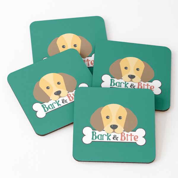 Item preview, Cute Dog Sticker – Bark & Bite Puppy Bone Design designed and sold by 313FILES.