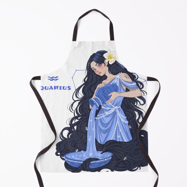 Item preview, Aquarius Girl Futuristic Cosmic Rebel Art designed and sold by Iqrapixels.