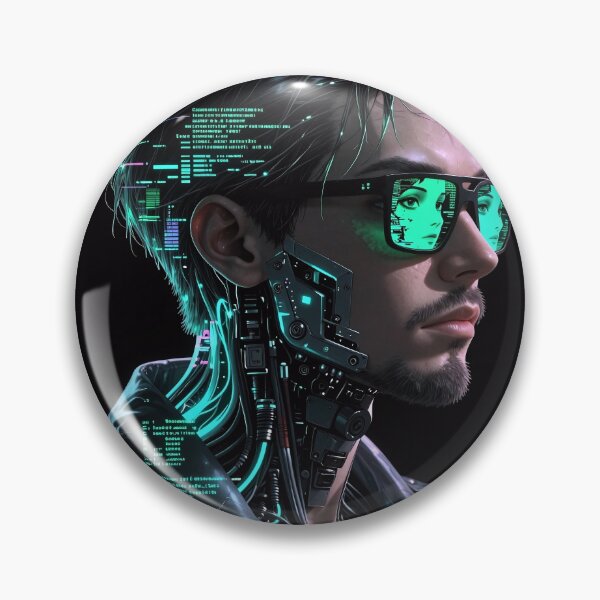 Item preview, Dark Net: Neon‑Wired Human Interface designed and sold by Insomnia Art Designs.