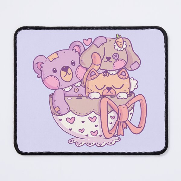 Item preview, Teacup Plushie Party designed and sold by Tuxedo Bean.