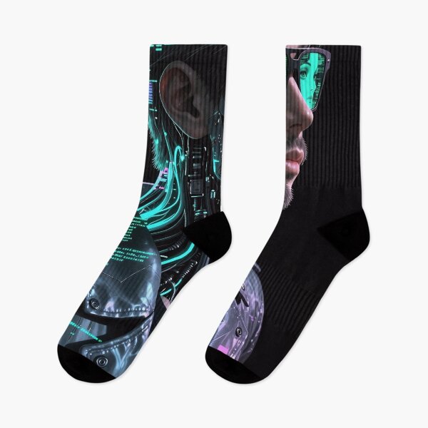 Item preview, Dark Net: Neon‑Wired Human Interface designed and sold by Insomnia Art Designs.