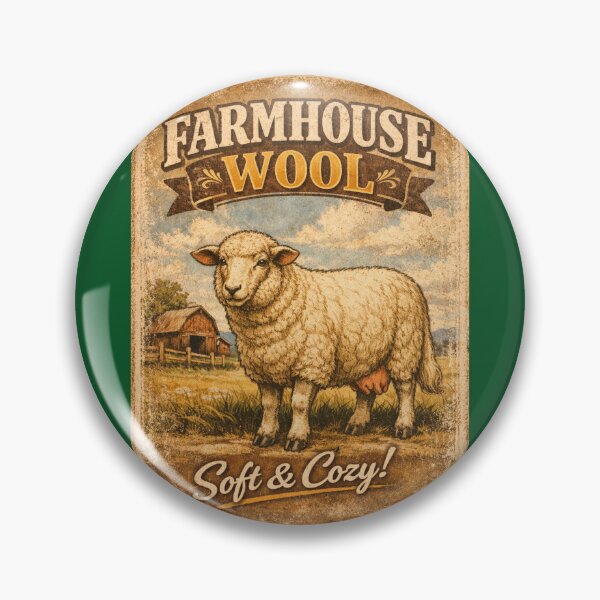Item preview, Vintage Farmhouse Sheep - Pure Country Goodness - Pure Country Goodness designed and sold by VINTAGEPUNTEES.