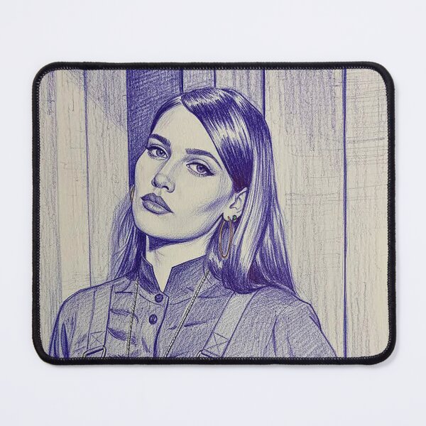 Item preview, Sienna Spiro Cover Art / Hand Drawing designed and sold by Snarky Threads.