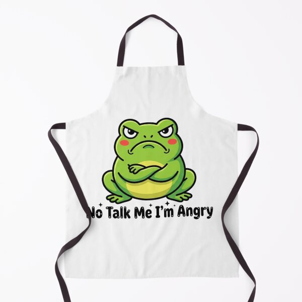 Item preview, No Talk Me I’m Angry Cute Funny Frog Sticker designed and sold by ItsArtisticLab.