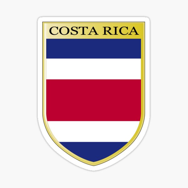 Costa Rican Emblem Stickers Redbubble