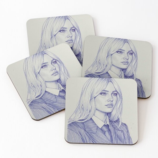 Item preview, Sienna Spiro Cover Art / Hand Drawing designed and sold by Snarky Threads.