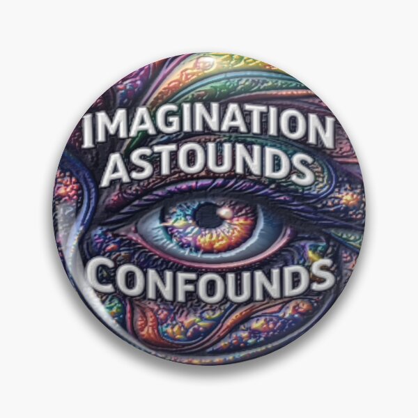 Item preview, imagination eye diffused colorful typographic design designed and sold by SmashingDeals.