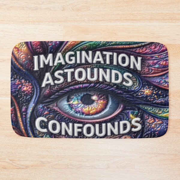 Item preview, imagination eye diffused colorful typographic design designed and sold by SmashingDeals.