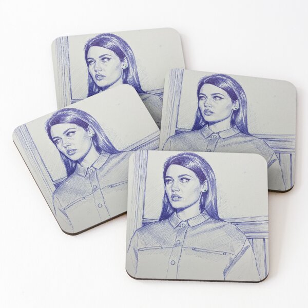 Item preview, Sienna Spiro Cover Art / Hand Drawing designed and sold by Snarky Threads.