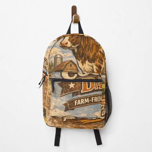 Item preview, Vintage Farmhouse Cow - Pure Country Goodness designed and sold by VINTAGEPUNTEES.