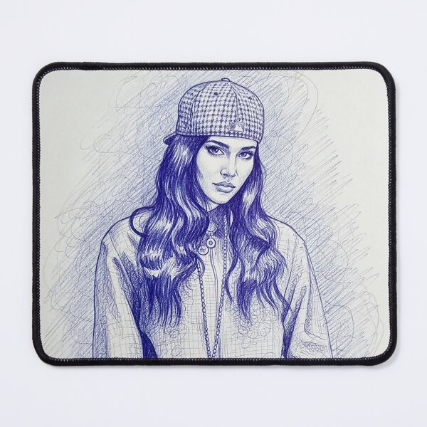 Item preview, Sienna Spiro Cover Art / Hand Drawing designed and sold by DrawingTheWorld101.