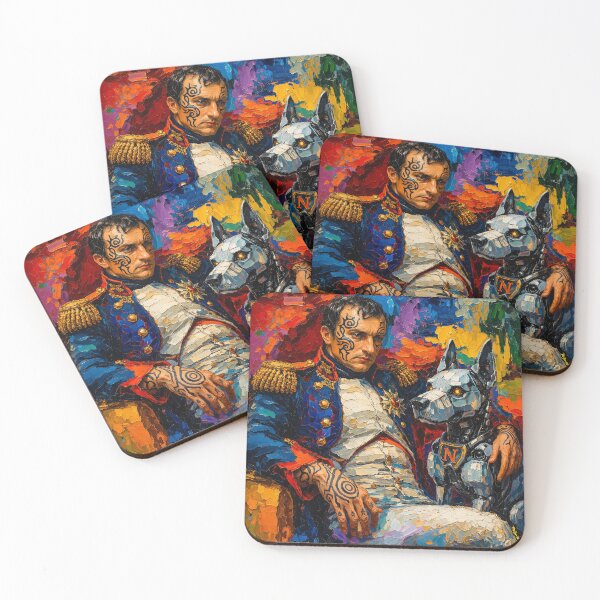 Item preview, Modern Napoleon Portrait with Robot Dog designed and sold by McZerrill.
