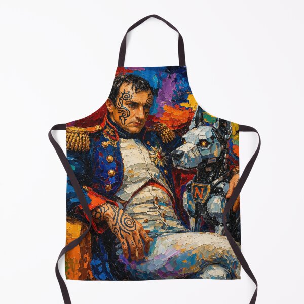 Item preview, Modern Napoleon Portrait with Robot Dog designed and sold by McZerrill.