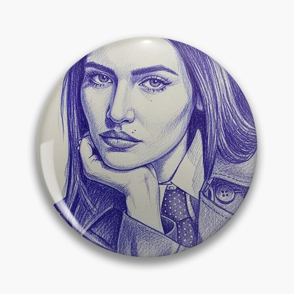 Item preview, Sienna Spiro Cover Art / Hand Drawing designed and sold by Snarky Threads.