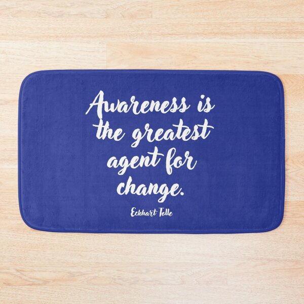 Item preview, Awareness is the greatest . . . Eckhart Tolle Quotation designed and sold by CharlottePlaceArt.