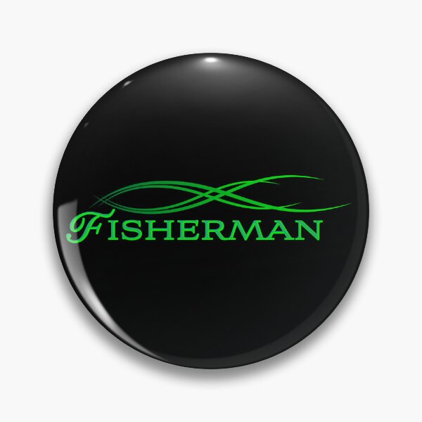 Artikelvorschau, Fischerlogo in fluoreszierendem Grün entworfen und verkauft von Art-Horizon.