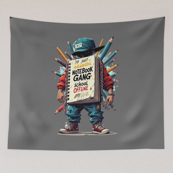 Item preview, SCHOOL OFFLINE | Notebook gear | Cyber Rebel - No.1 designed and sold by Shift-Bloom.