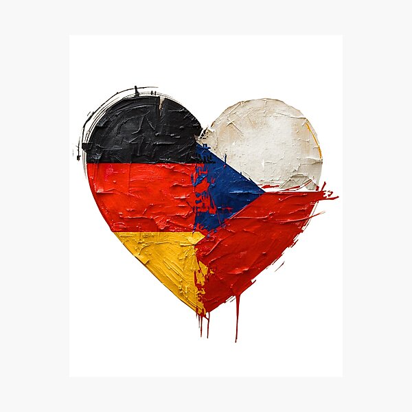 Item preview, Czech-German connection - rustic heart designed and sold by Spirit75.