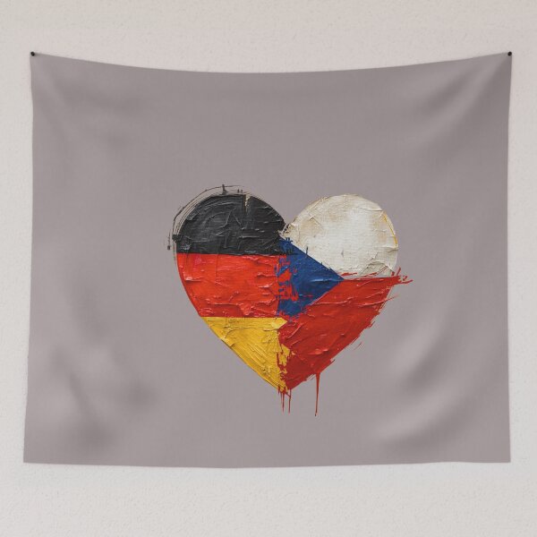 Item preview, Czech-German connection - rustic heart designed and sold by Spirit75.