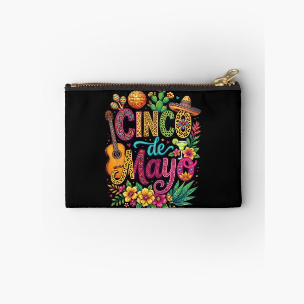 Item preview, Cinco De Mayo Mexican Fiesta Colorful Party Sombrero Taco Vibes designed and sold by NuralsArt.