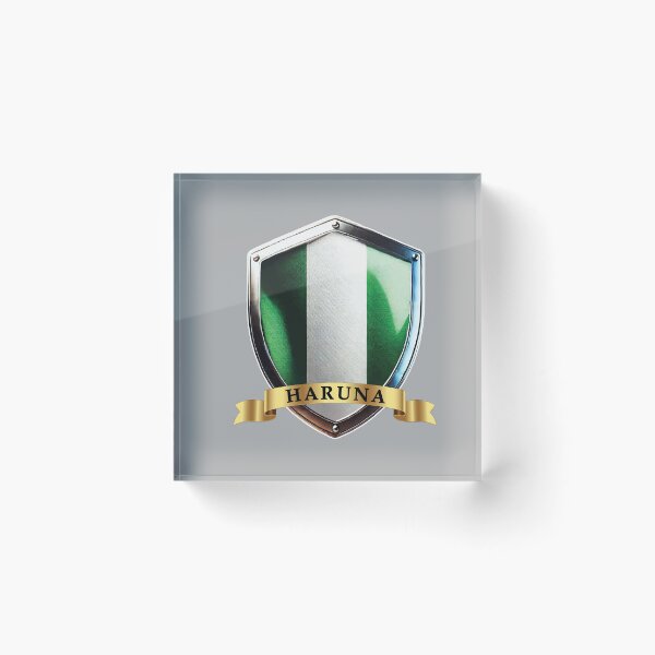 Item preview, Haruna Nigerian Heritage Crest Shield designed and sold by Highlandkings.
