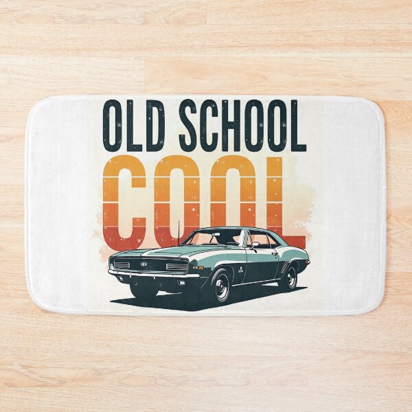 Item preview, Old School Cool Vintage Muscle Car Retro Print designed and sold by mittie101.